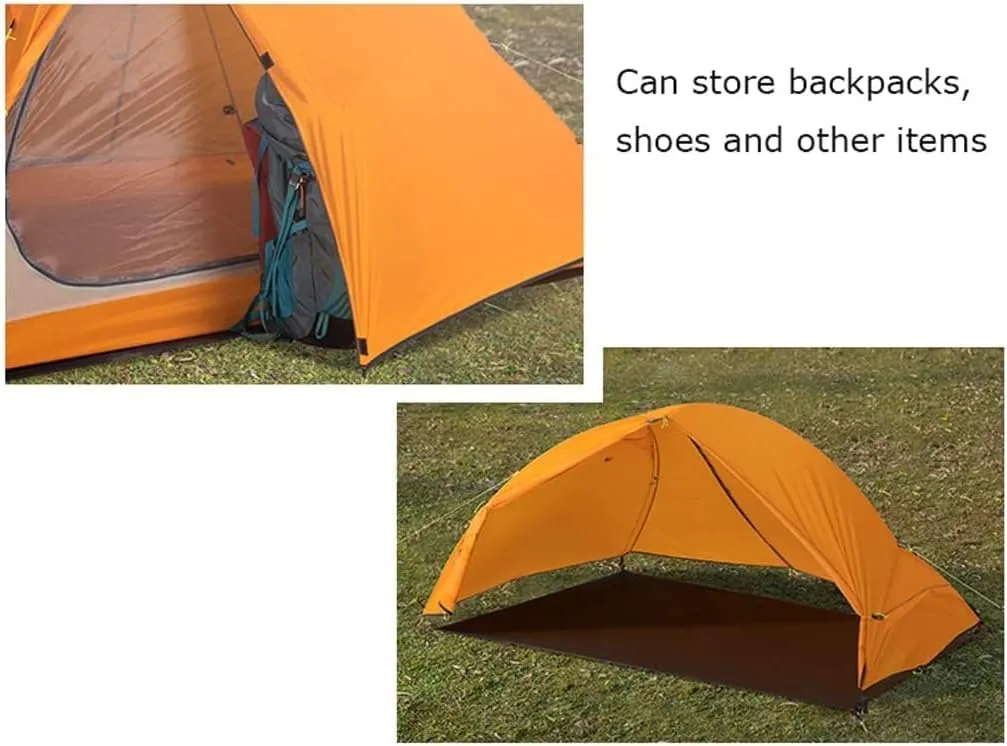 Tents for Camping Ultralight Camping Tent 2 Person with 2 Doors Easy Set Up Double Layer Waterproof Tent for Hiking Outdoor Beach Tent