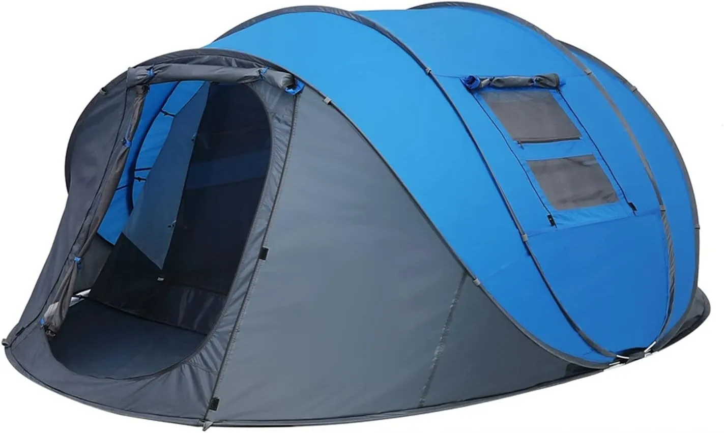 Tents Throw Pop Up Tent 4-6 Person Outdoor Automatic Tents Double Layers Large Family Tent Waterproof Camping Hiking Tent