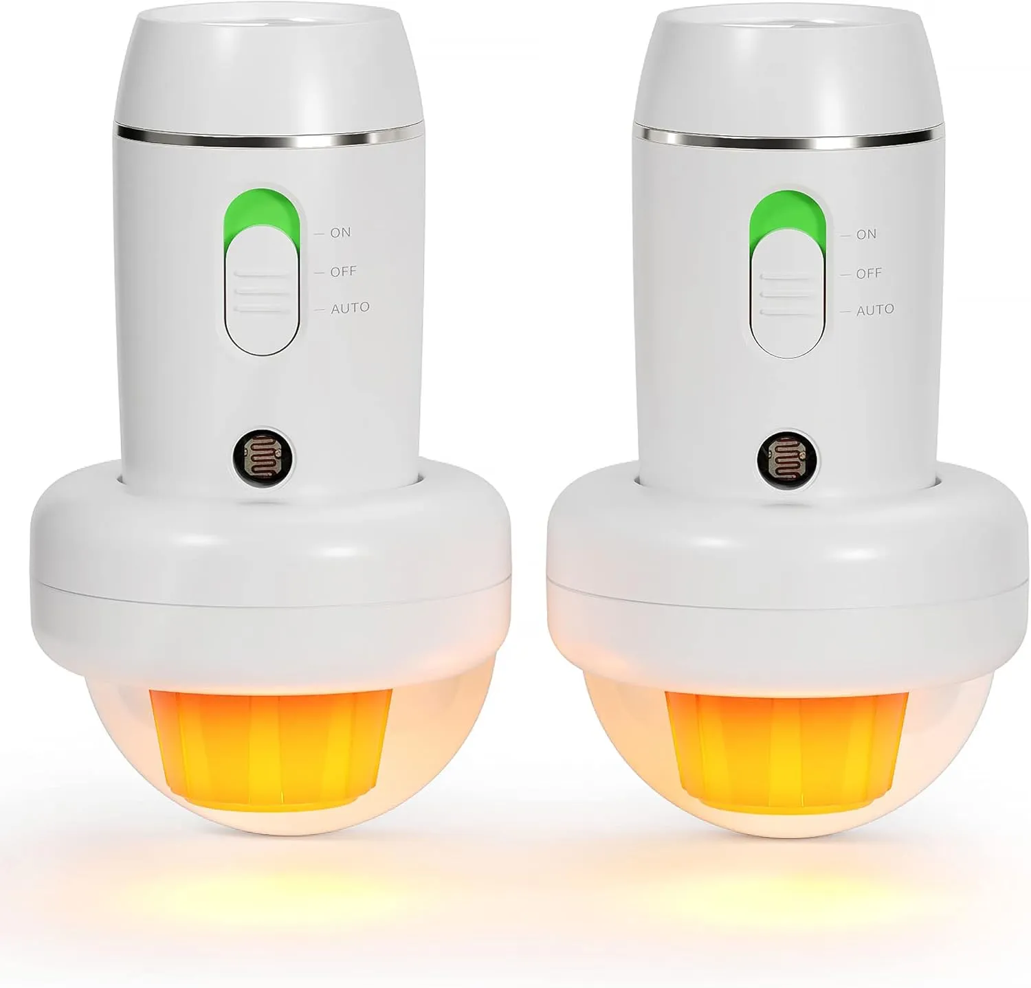 THOVAS Emergency LED Flashlight, 3-in-1 Rechargeable Power Failure Light, Multi-Function Portable Automatically Handheld Lights for Home, Lighting Sensor Night Light, 2 Packs