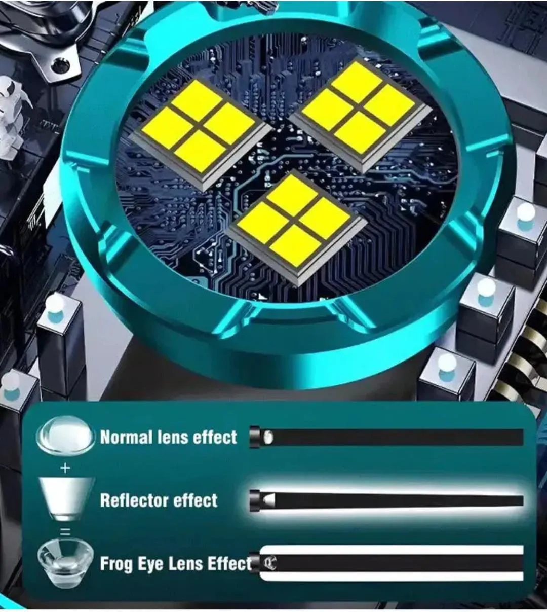 Three-Eyed Monster Mini Flashlight