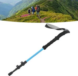 Topyond Lightweight Wear-Resistant 3-Section Carbon Fiber Hiking Pole with Ergonomic Design, Retractable Walking Stick
