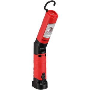 TORCHSTAR Portable Work Light, Handheld LED Flashlight Magnetic Base, Cordless for Auto Repair, Car Traveling, Camping Lights