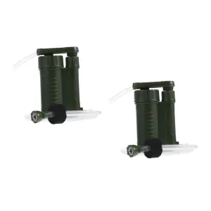 Totority 2 Pcs Safe Camping Water Filter Portable Emergency Purifier for Hiking and Travel