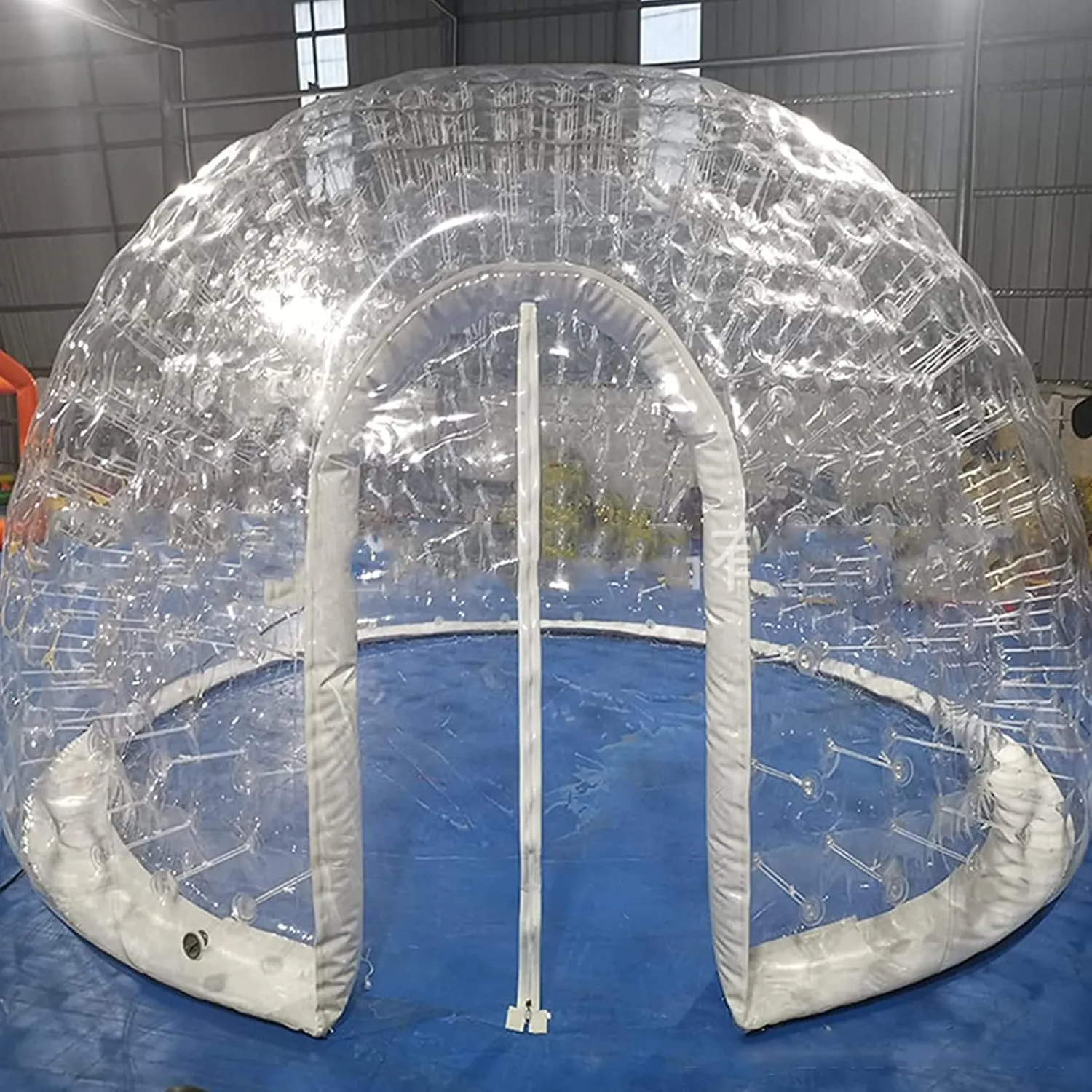 Transparent Dome Bubble Inflatable Tent, 5m, 2-4 Person, 4 Season, Modern, Waterproof, Camping, Emergency Shelter