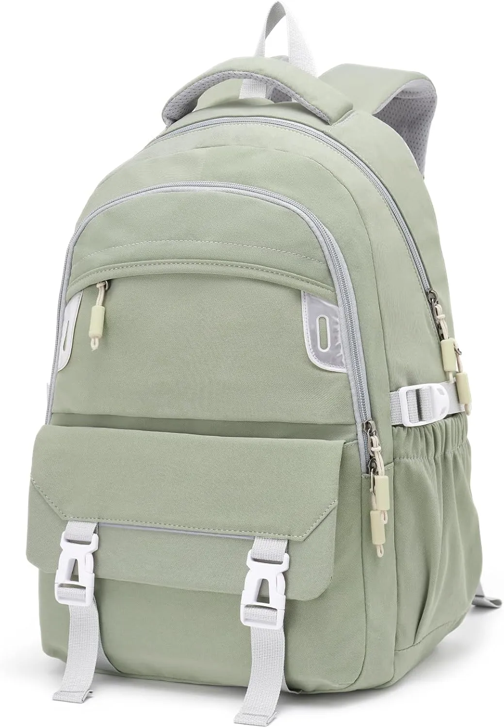 Travel Backpack for Women and Men, 30L Ergonomic Casual Backpack Multi-Purpose Daypack for Camping Hiking Traveling Outdoor, Green
