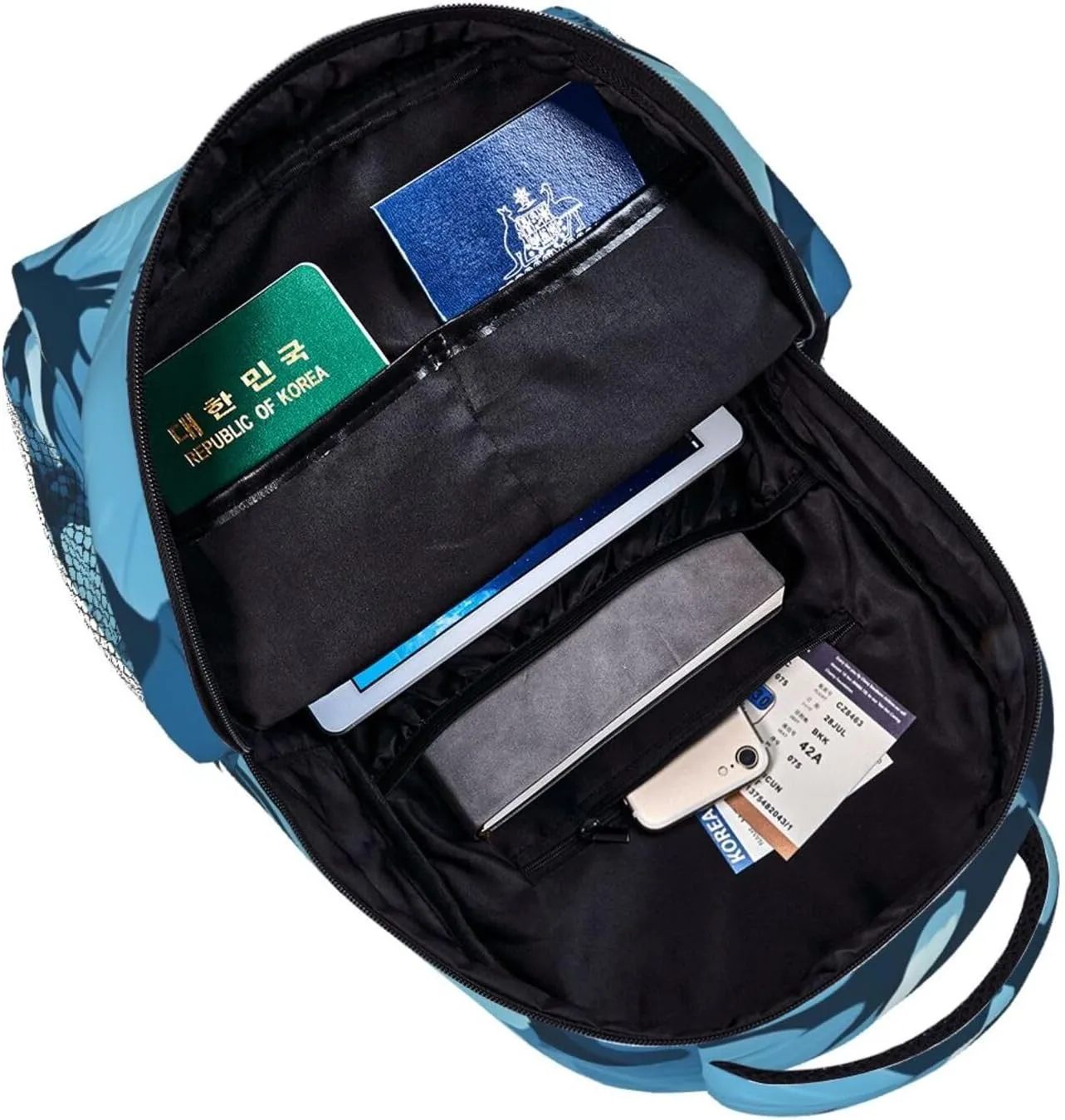 Travel Backpack for Women Men Casual Carry On Back Pack Happy foot 15.6inch Laptop Backpack
