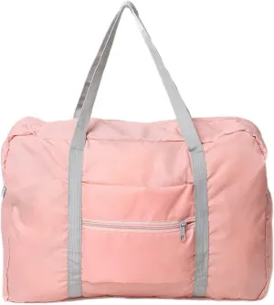 Travel Duffel Bags Nylon travel bag, large capacity luggage bag, waterproof(Pink)