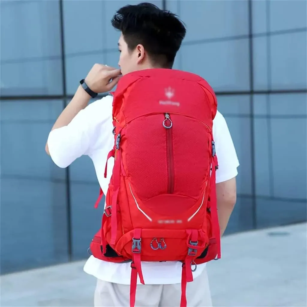 Travel Sports Backpack Camping Bag Multi Pocket Outdoor Bag 40L Hiking Backpack(D)