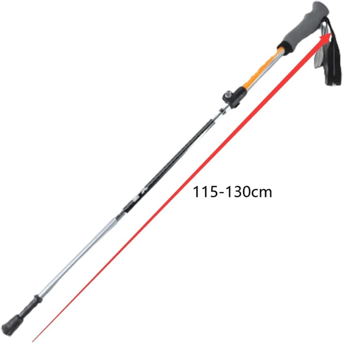 Travel Trekking Pole Adjustable Trekking Poles Hiking Walking Sticks Ultralight Aluminum Alloy for Backpacking Outdoor Activities