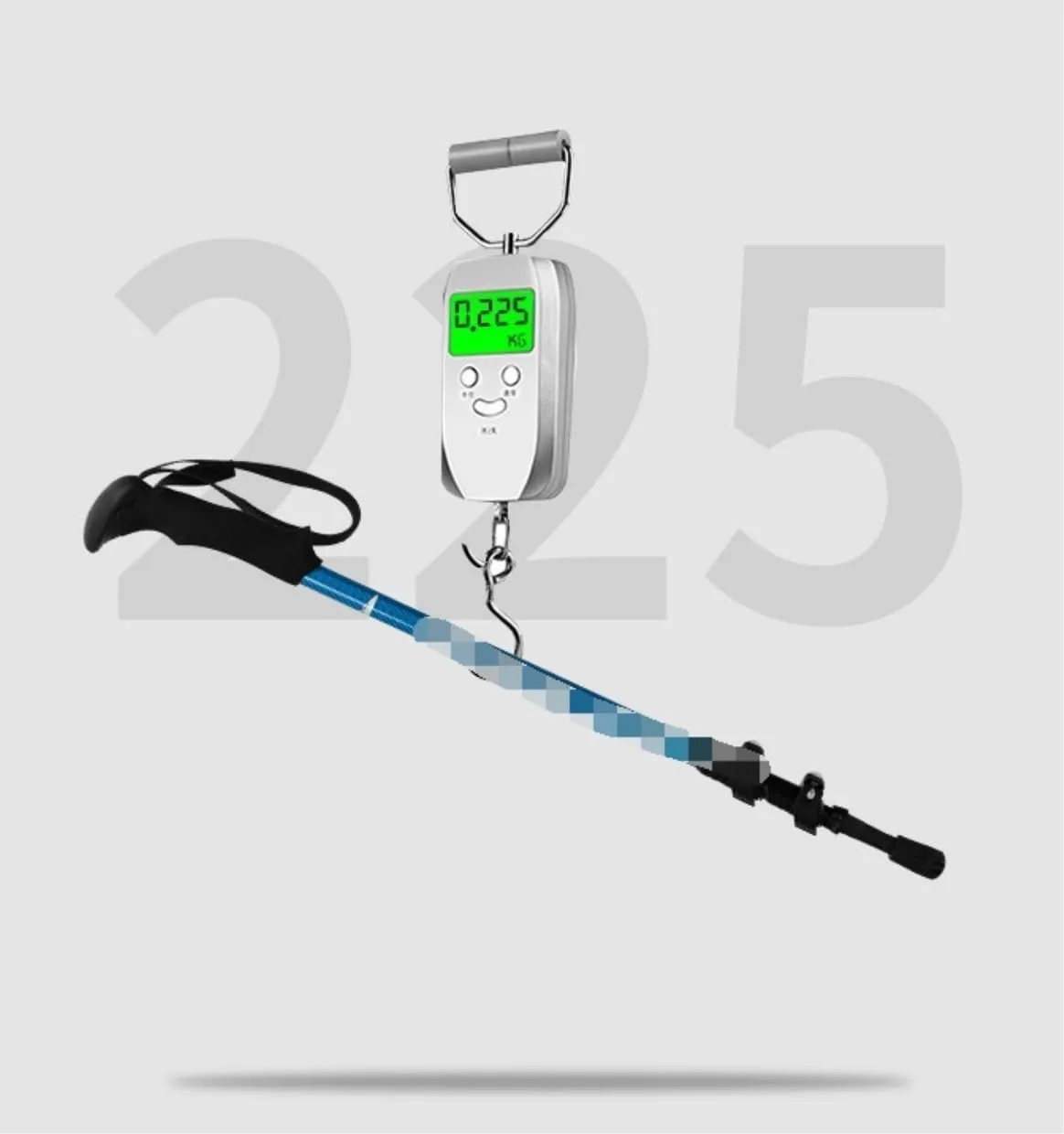 Travel Trekking Pole Carbon Fiber Trekking Poles Telescopic Walking Sticks Ultralight Hiking Poles for Backpacking Outdoor Activities(Blue)