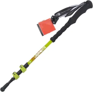 Travel Trekking Pole Foldable Outdoor Portable Trekking Pole Mountain Poles Walking Pole for Climbing Outdoor Activities(Green)