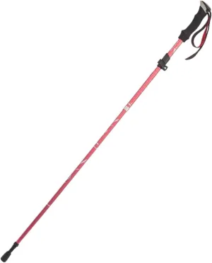 Travel Trekking Pole Folding Trekking Poles Telescopic Poles Ultra-Light Poles for Outdoor Walking Hiking Outdoor Activities(Pink)