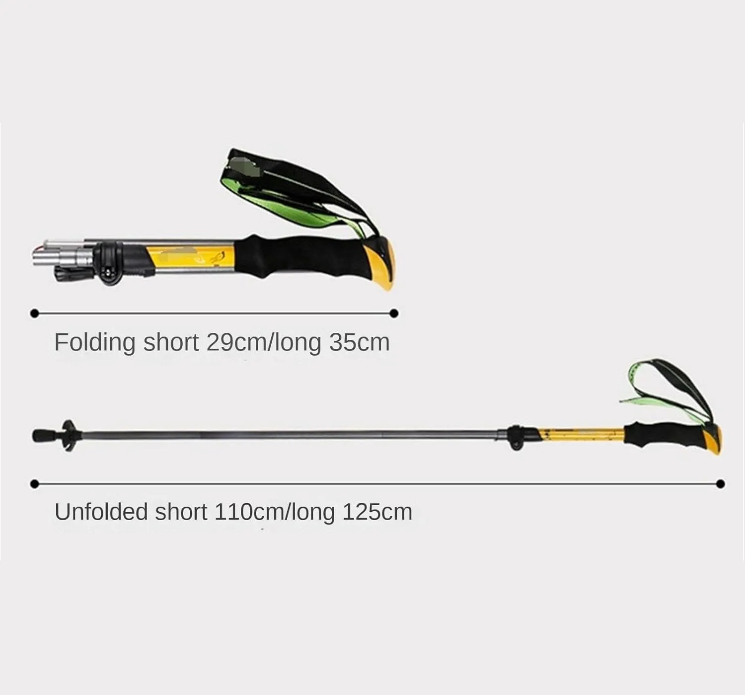Travel Trekking Pole Lightweight Hiking Poles Aluminum Trekking Poles Walking Poles Sticks for Mountaining Outdoor Activities