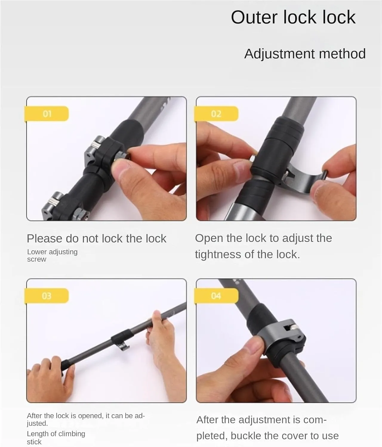 Travel Trekking Pole Ultralight Aluminum Trekking Poles Lightweight Sticks for Hiking Camping Mountaining Outdoor Activities