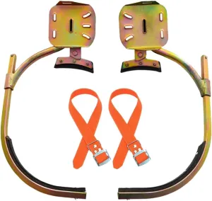 Tree Climbing Spikes, High Strength and Anti Slip Concrete Pole Climbing Shoes Tree Climbing Gear with Adjustable Shoe Strap for Tree Work and Electrical Systems