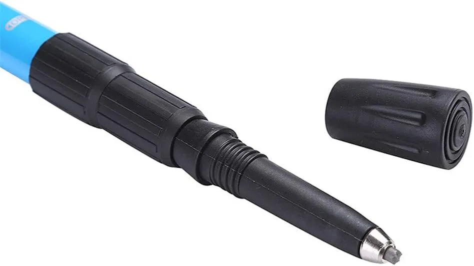 Trekking Poles Carbon Fiber Lightweight Telescopic Tri-fold Hiking Poles Walking Sticks Cork Grip Inner Lock System for Man and Female in Hiking Camping Walking Trekking (Black Str