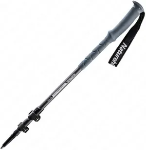 Trekking Poles Collapsible Telescopic Hiking Poles - Aluminum Alloy 7075 Trekking Sticks with Quick Lock System, Ultralight for Hiking, Camping,Climbing (1 Pole Gray)