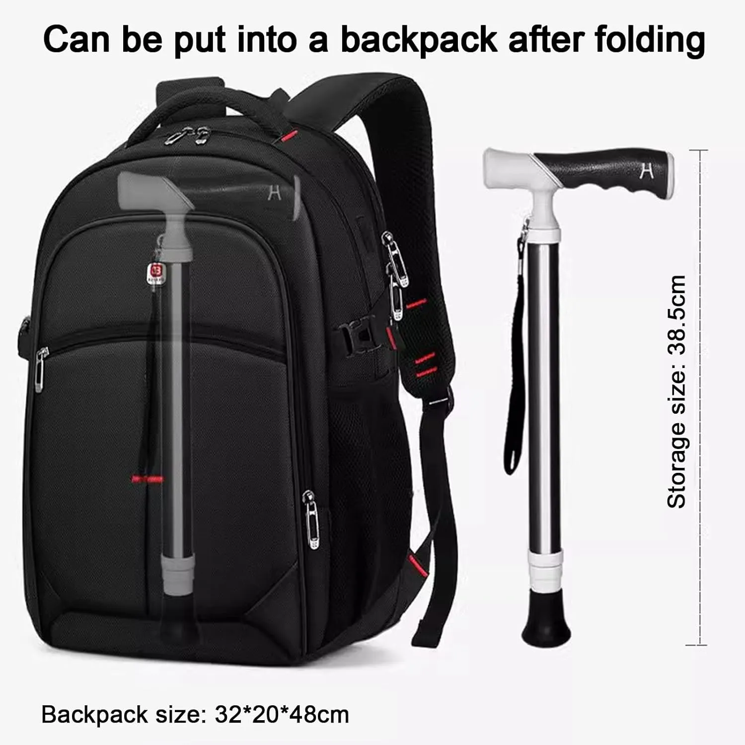Trekking Poles-Walking Sticks for Hiking-Trekking Sticks with Quick Lock System Telescopic Collapsible Ultralight for Hiking Camping(A,38~105cm)