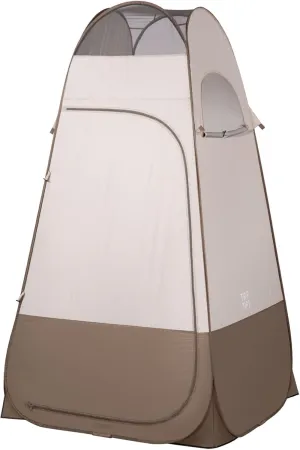 TRIPTIPS Pop Up Shower Tent with Mesh Window, Portable Toilet Privacy Tent, 6.9 FT, Removable Rain Cover/UPF 50 