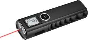 TrustFire Mini X7 Flat EDC Flashlight Rechargeable with Red Beam, Distance Meter Function and White LED Combo, 750 Lumens Portable Pocket Lights Magnetic Base for Outdoors, Emergency, Work (Black)