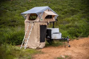 TUFF STUFF® OVERLAND ROOF TOP TENT ANNEX ROOM, W/ FLOOR, DELTA OVERLAND™ & TRAILHEAD™