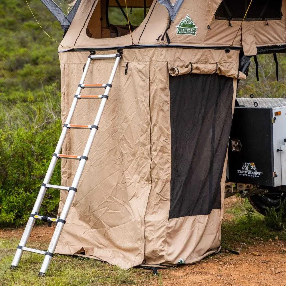 TUFF STUFF® OVERLAND ROOF TOP TENT ANNEX ROOM, W/ FLOOR, DELTA OVERLAND™ & TRAILHEAD™