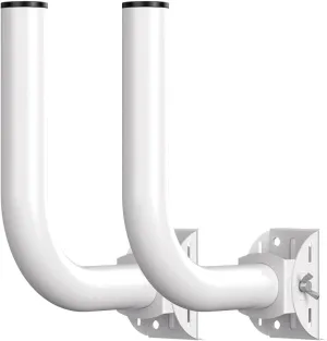 Ueevii Universal Wireless Bridge Bracket Mount, Pole and Wall-Mounted Mount for Outdoor Point to Point AP Access Point Client Bridge CPE,2-Pack