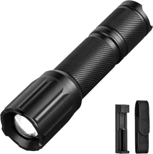ULTRAFIRE IR Illuminator Flashlight,850nm LED IR Flashlight for Night Vision,Long Range Mini Tactical Infrared Illuminator,Focus Adjustable for Night Hunting, Observation, Search X1Pro