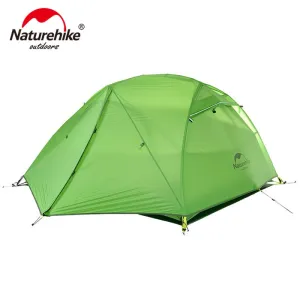 Unbeatable range Double-layer New Fabric Camping Tent 20D Naturehike 2 Tent Silicone 4 Person Tent Value-for-money seasons NH17T012-T Waterproof