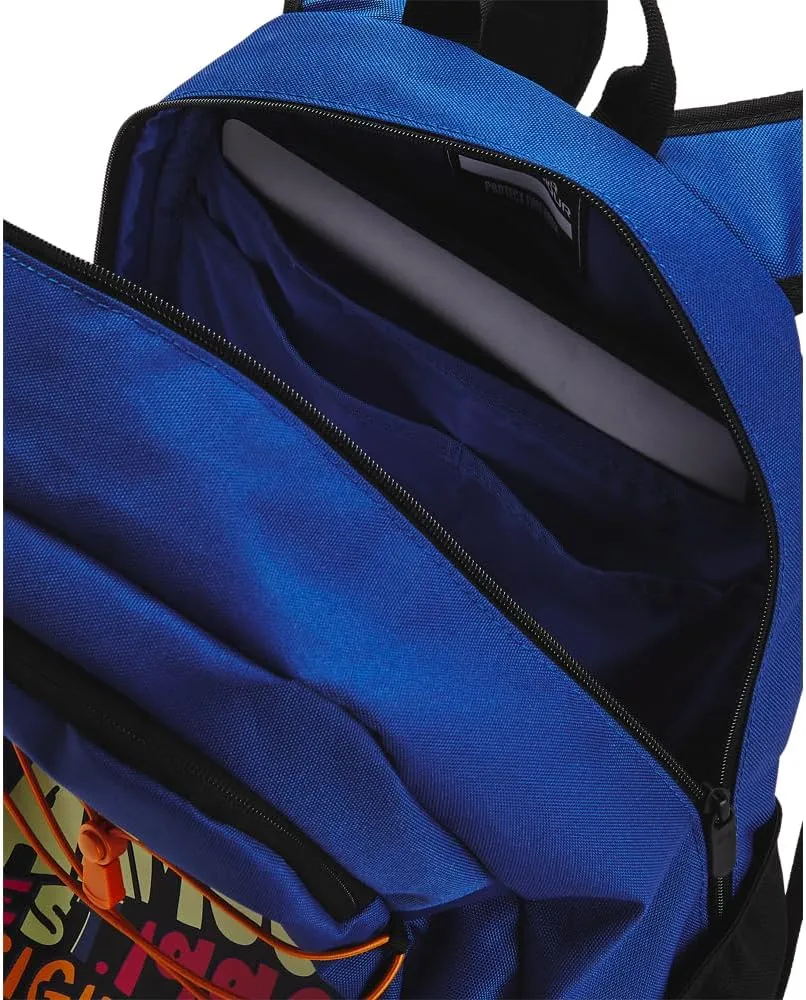 Under Armour Unisex-Adult Hustle Sport Backpack, (434) Tech Blue/Black/Retro Green, One Size Fits All