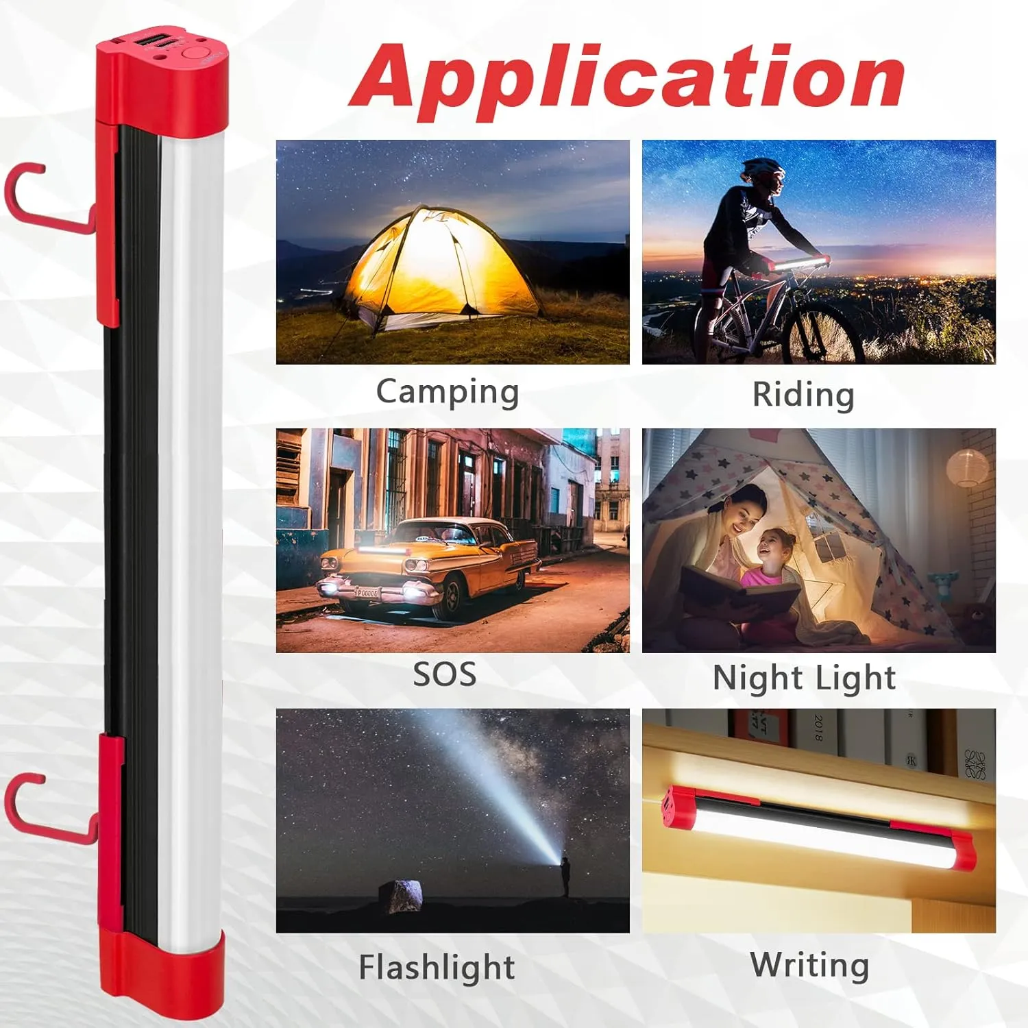 Under Cabinet Lights Rechargeable,5400 LM LED Work Light 5 Modes Motion Sensor Lights Indoor Outdoor,Portable Magnetic Night Lighting with Magnetic & Hook Closet Lights for Indoor/Repair/Emergency