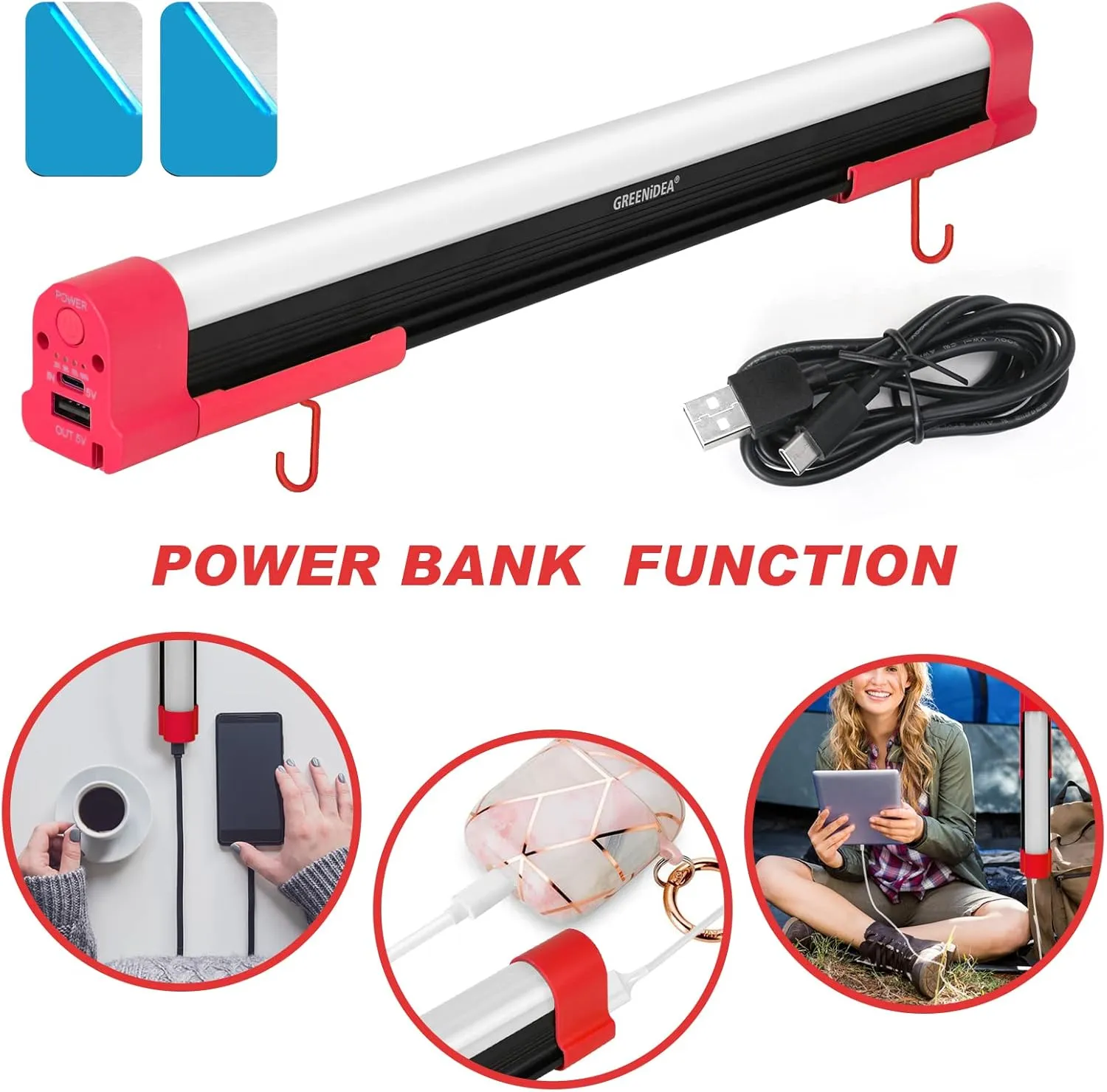 Under Cabinet Lights Rechargeable,5400 LM LED Work Light 5 Modes Motion Sensor Lights Indoor Outdoor,Portable Magnetic Night Lighting with Magnetic & Hook Closet Lights for Indoor/Repair/Emergency
