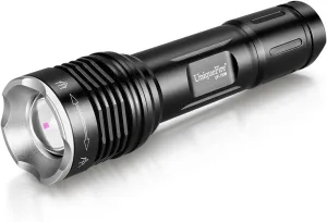 UniqueFire Mini 850nm IR Illuminator Flashlight Lights for Night Vision, Zoomable Small Infrared Flashlight Torch Light,3 Modes Memory Function Predator Light for Night Hunting