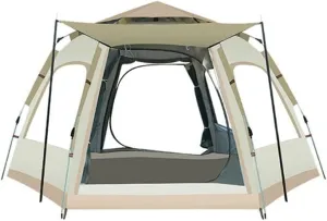 Up Tent for Camping Outdoor Dome Tent Automatic Easy Setup Waterproof Family Tent Hiking Backpacking(Size:240 * 210 * 135cm)