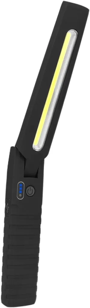 USB Rechargeable Camping Light Portable Emergency Lamp Rotation Super Brightness for Outdoor Car Repair and Security Versatile Inspection Lighting