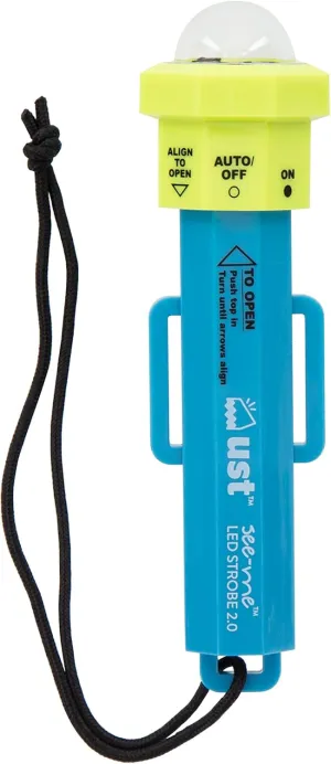ustSee-Me 2.0 Water Activated 45 Lumen Strobe LED Light with Waterproof IPX7 Tested Build for Emergency, Camping, Hiking and Outdoor Survival