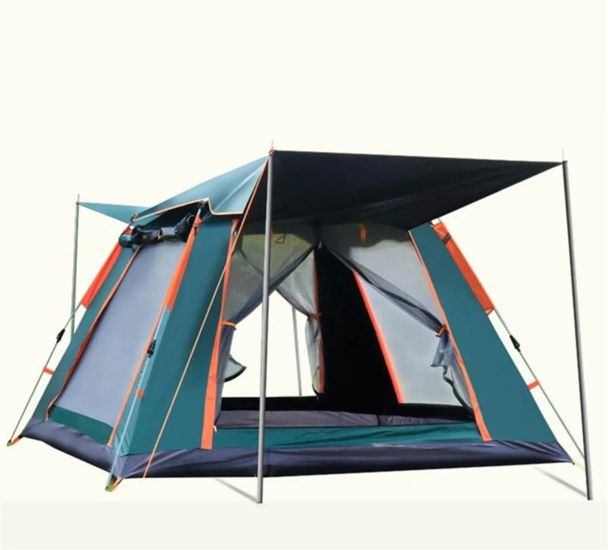UV-Resistant Waterproof Camping Tent - Spacious Double Layer Design