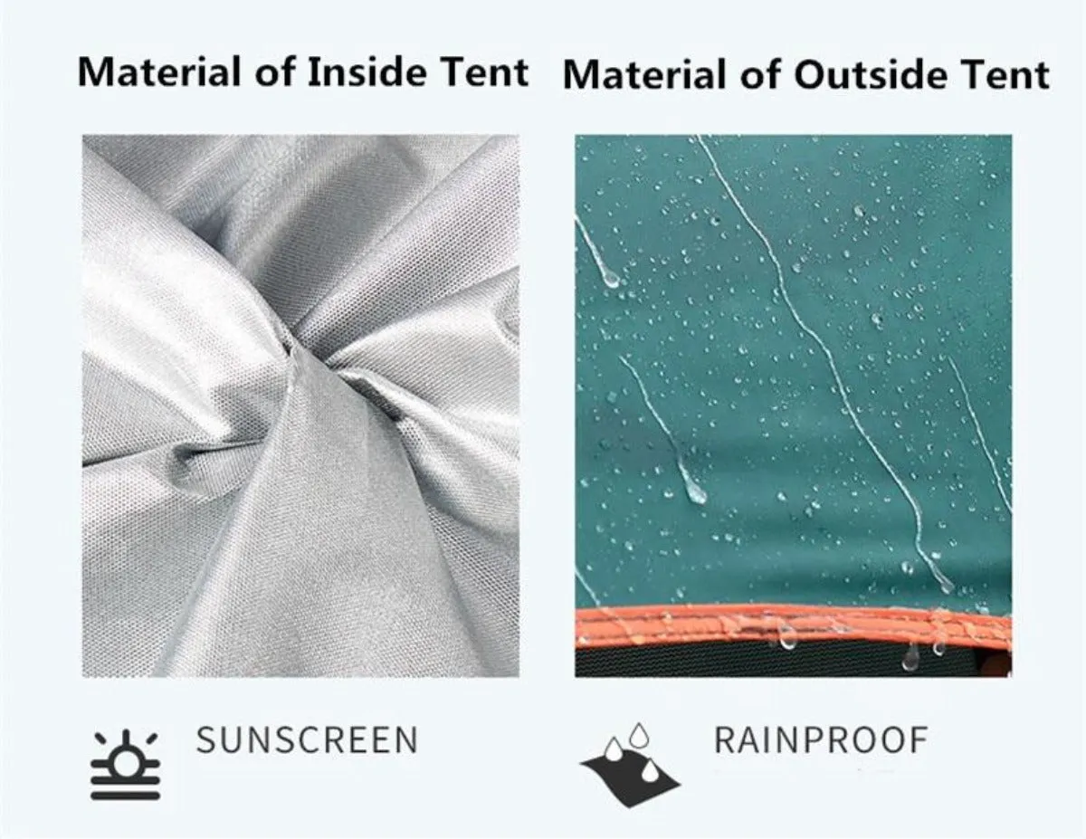 UV-Resistant Waterproof Camping Tent - Spacious Double Layer Design