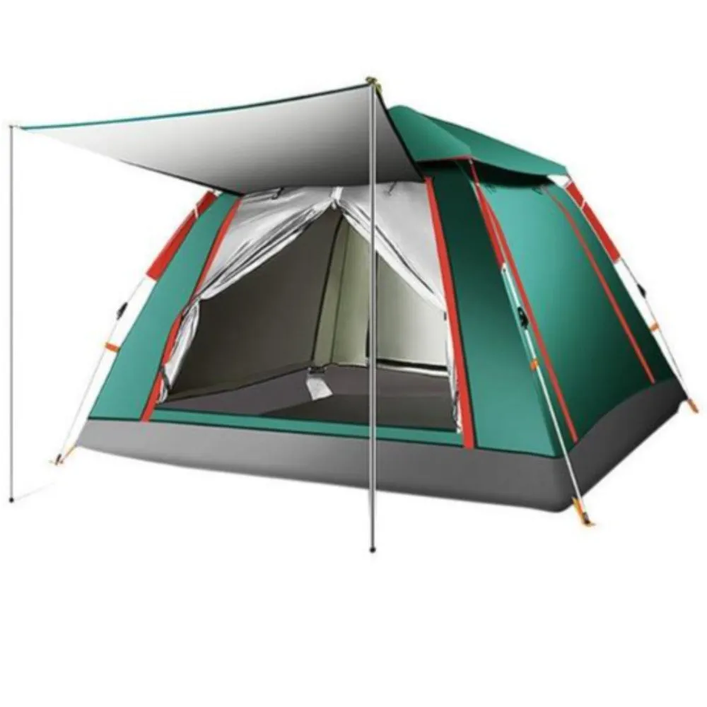 UV-Resistant Waterproof Camping Tent - Spacious Double Layer Design