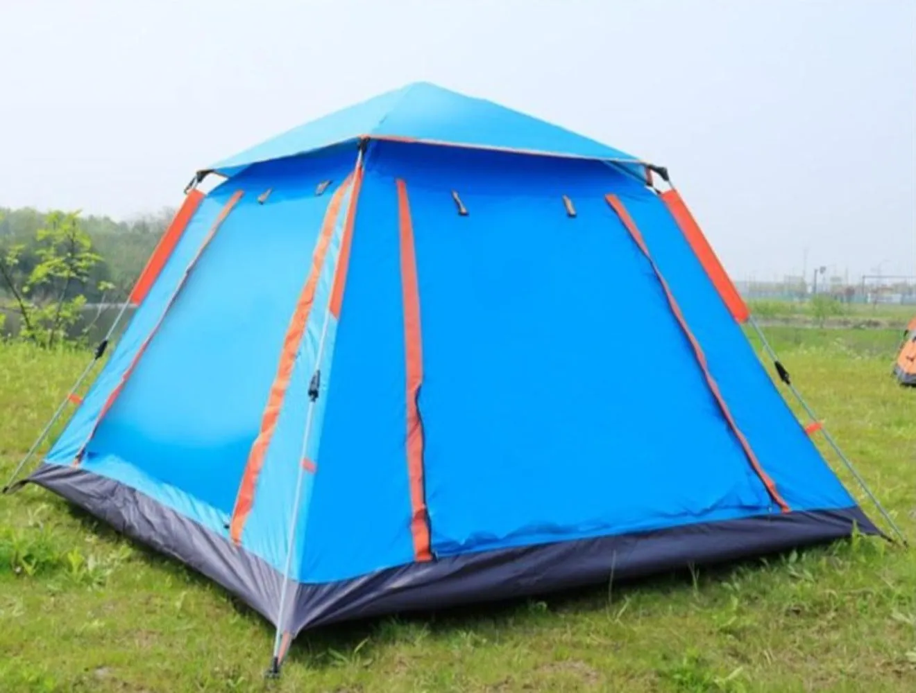 UV-Resistant Waterproof Camping Tent - Spacious Double Layer Design