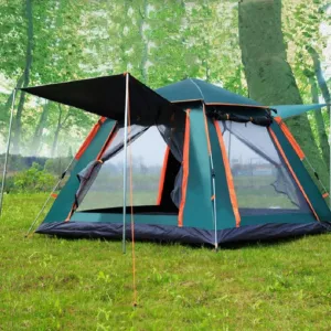 UV-Resistant Waterproof Camping Tent - Spacious Double Layer Design