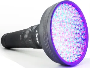 V2 - Black Light UV Flashlight with HIGH Definition with Flood Effect 385-395nm UV Best for Commercial/Domestic Use Works Even in Ambient Light – USA Stock – UK Design