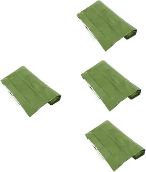 VANZACK 4pcs Outdoor Emergency Blanket Thermal Insulation Survival Warm Blanket for Camping Hiking and Emergency Situations Windproof Lightweight