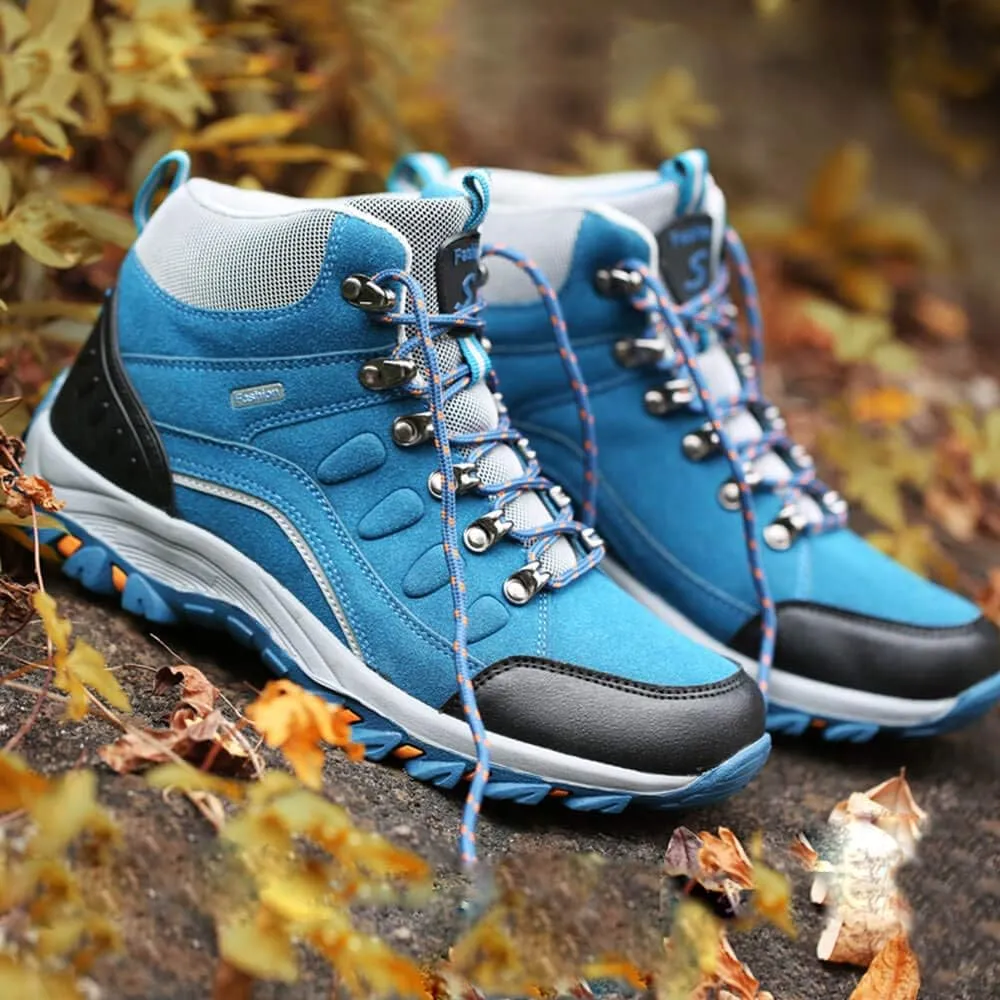 VARSKARC Women's Anti-Slip Lightweight Breathable Hiking Shoes Quick-Dry Trekking Shoes Low-Heeled Sneakers
