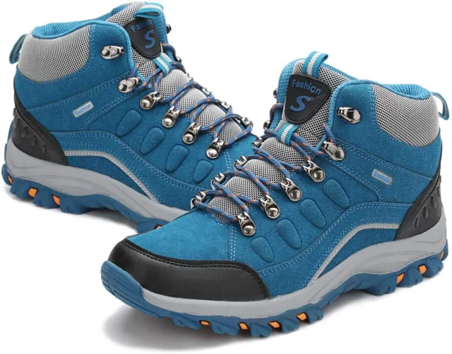 VARSKARC Women's Anti-Slip Lightweight Breathable Hiking Shoes Quick-Dry Trekking Shoes Low-Heeled Sneakers