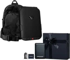 Vaultek LifePod 1.0 Combo | Secure Waterproof Travel Case & Rugged Electronic Lock Box with SlingBag Travel System | Backlit Keypad, 4‑Digit Code Access, Anti‑Impact Latch | Signature Series Kit