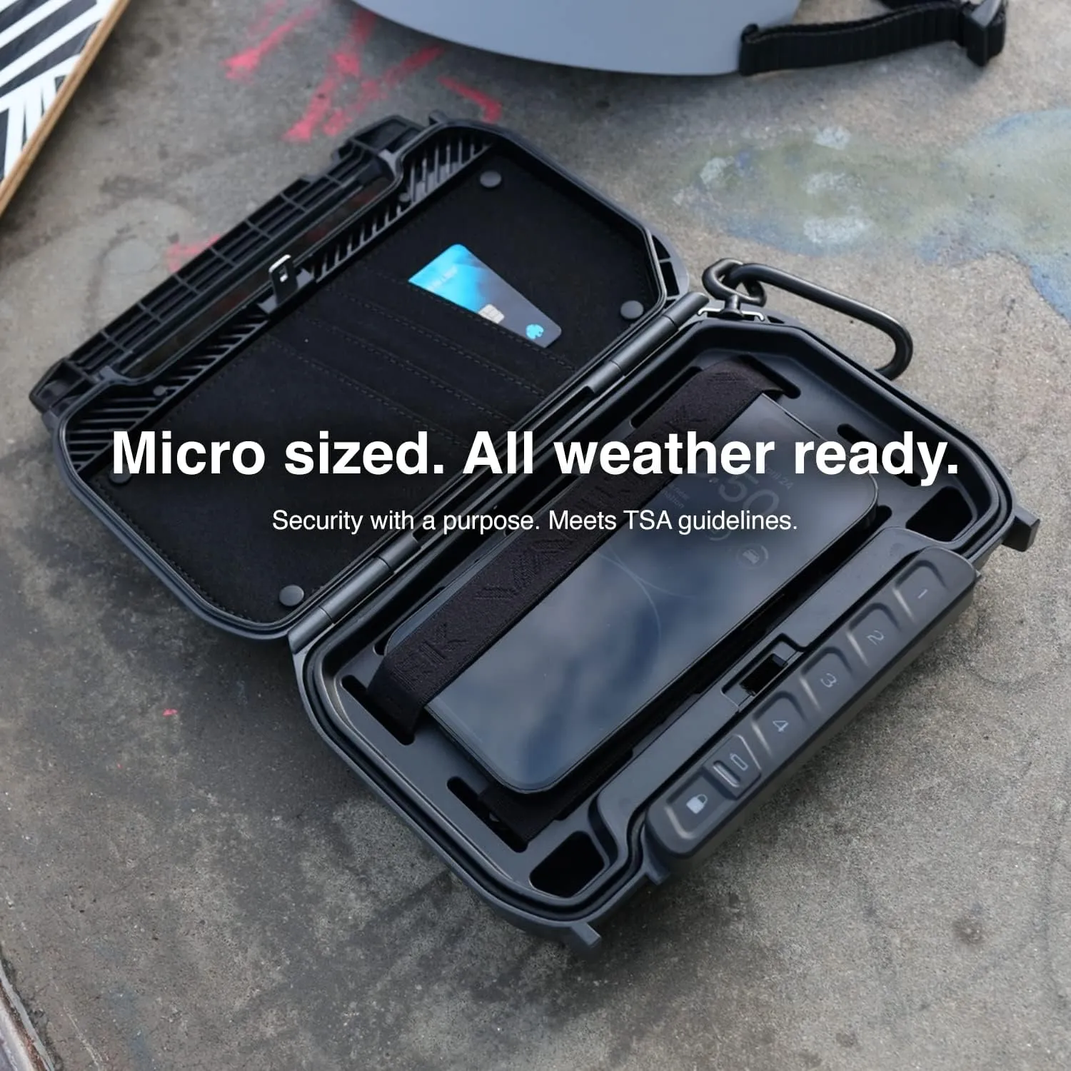 Vaultek LifePod X | High Capacity Waterproof Travel Case & Rugged Biometric Safe | Portable Organizer with Biometric Scanner, Backlit Keypad, Anti‑Impact Latch, Interior Foam | Signature Series Kit