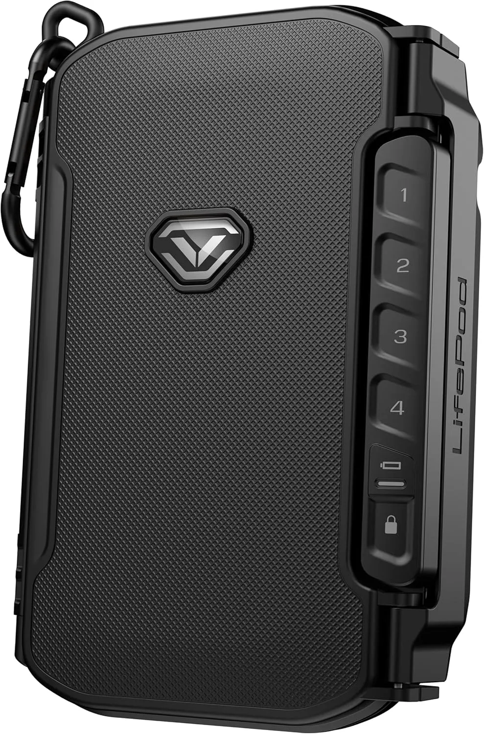 Vaultek LifePod X | High Capacity Waterproof Travel Case & Rugged Biometric Safe | Portable Organizer with Biometric Scanner, Backlit Keypad, Anti‑Impact Latch, Interior Foam | Signature Series Kit
