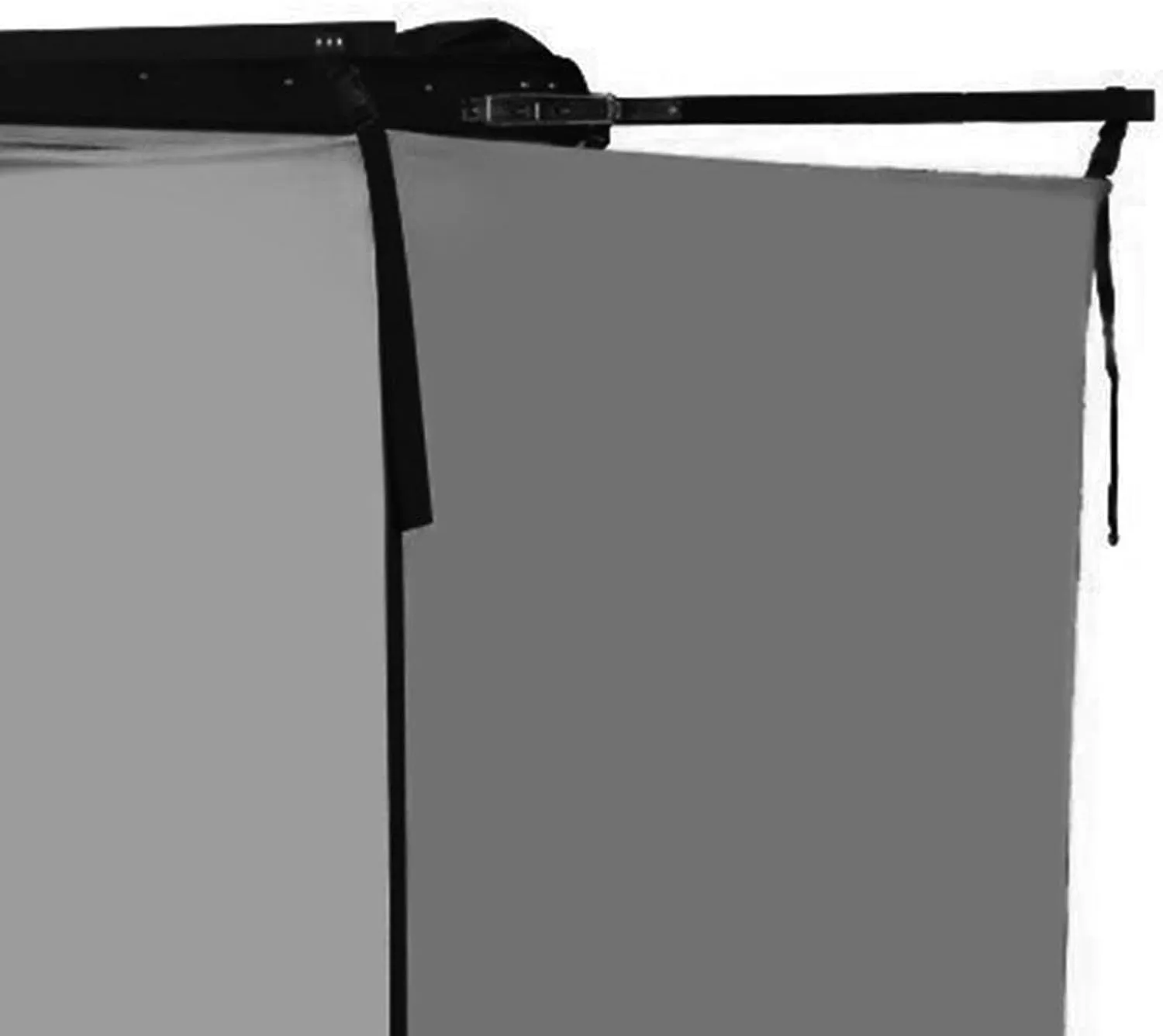 Vehicle Side Shower Tent Privacy Shelter Bathroom Overland Toilet Stall Changing Dressing Room for Tailgate Restroom Travel, Gray