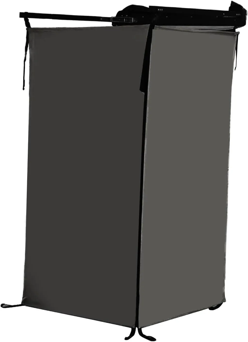 Vehicle Side Shower Tent,Toilet Stall Camping Car Side Bath Tent Dressing Room Shower Room for Travel Truck Trailer RV Beach, Black